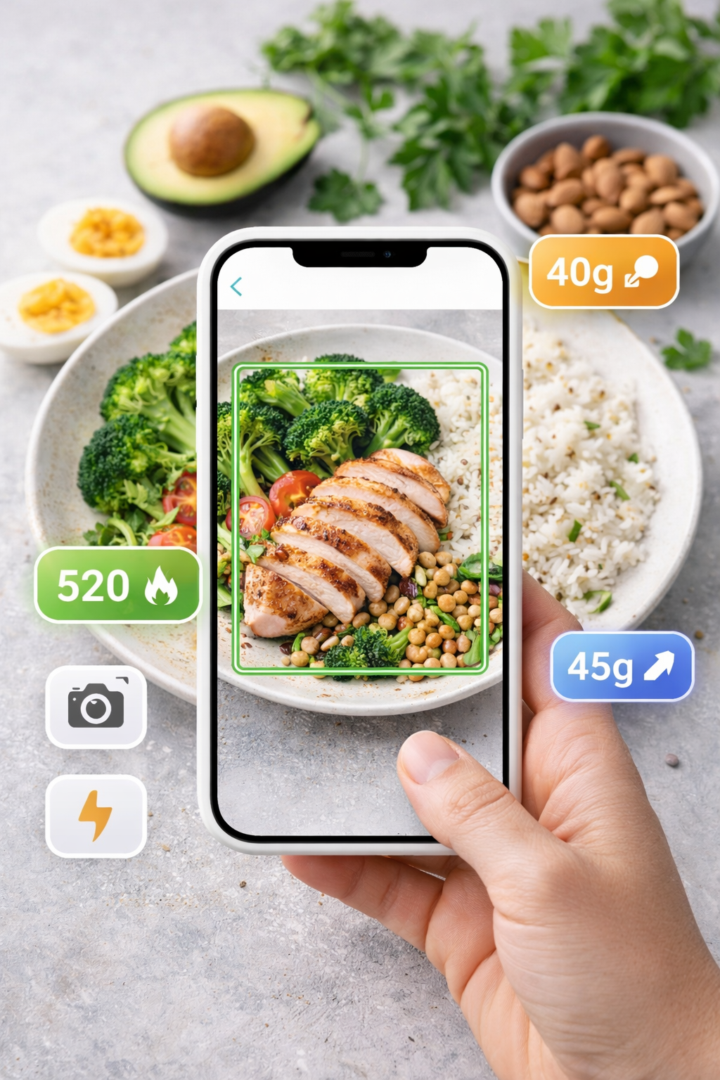 קלי קלוריות – סורק מזון